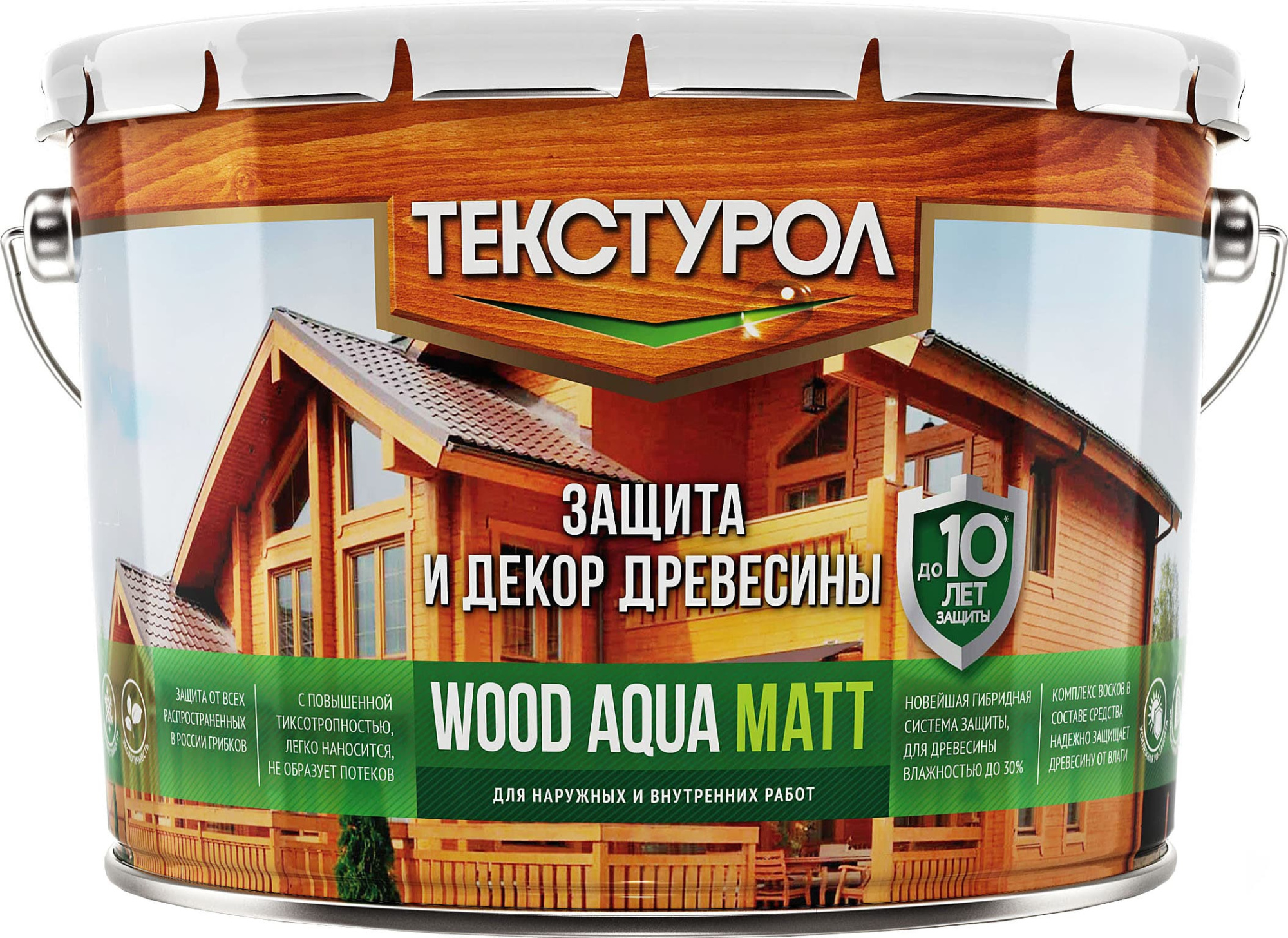 Антисептик для дерева ТЕКСТУРОЛ Wood Aqua Matt 2,5 л сосна — цена в  Энгельсе, купить в интернет-магазине, характеристики и отзывы, фото