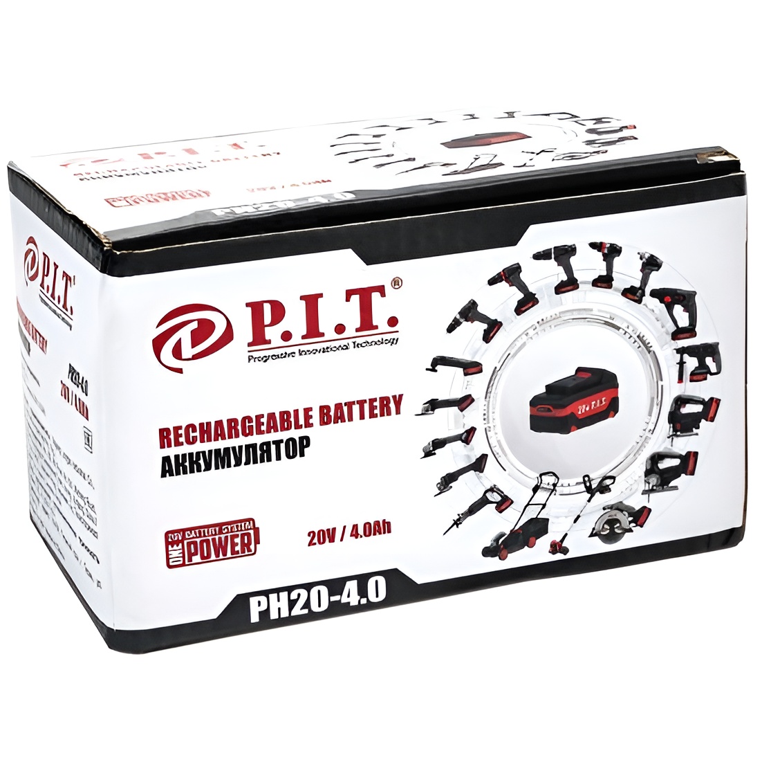 Аккумулятор P.I.T. OnePower PH20-4.0 Li-Ion 1 шт 20 В 2 А/ч — цена в  Энгельсе, купить в интернет-магазине, характеристики и отзывы, фото