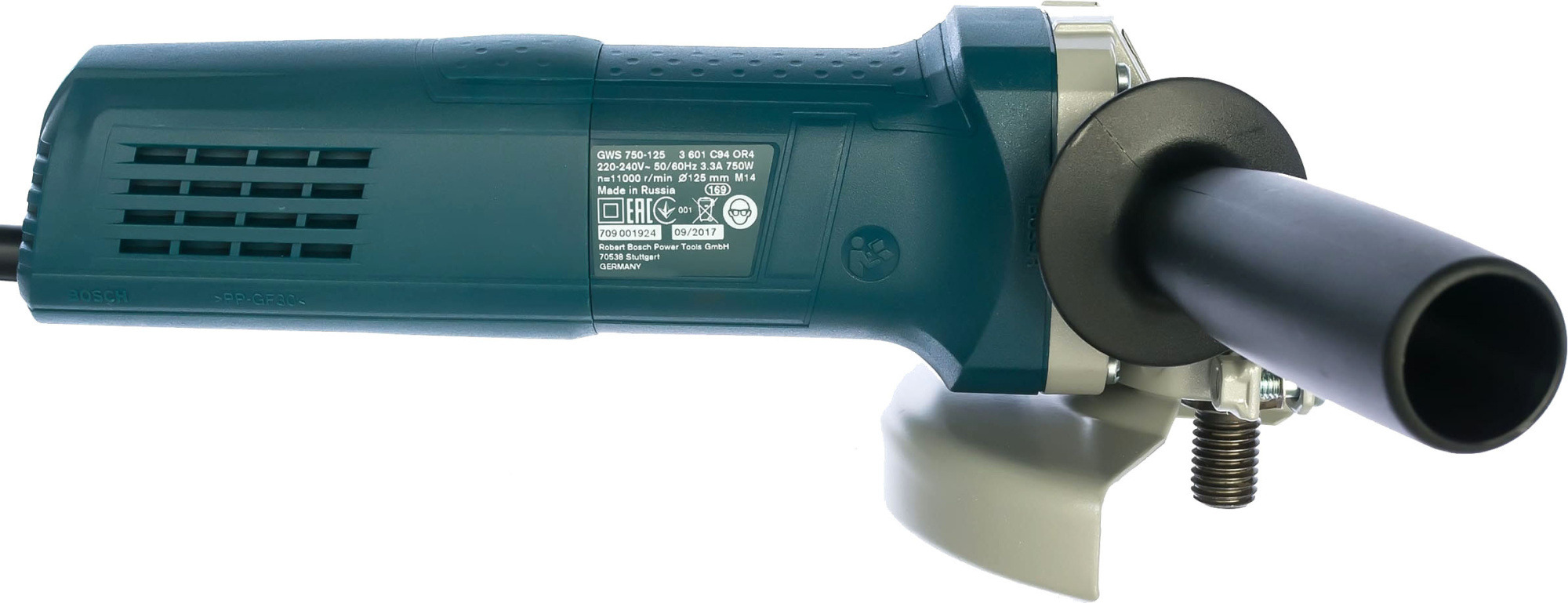 Угловая шлифмашина (болгарка) BOSCH GWS 750-125 125 мм 750 Вт — цена в  Энгельсе, купить в интернет-магазине, характеристики и отзывы, фото